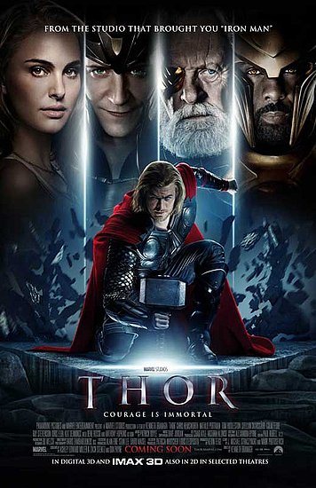 thor movie poster. dresses for 2011′s THOR movie.
