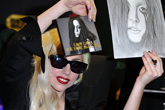 Lady Gaga CD signing for Lady Gaga Album 2009. Lady Gaga CD signing for